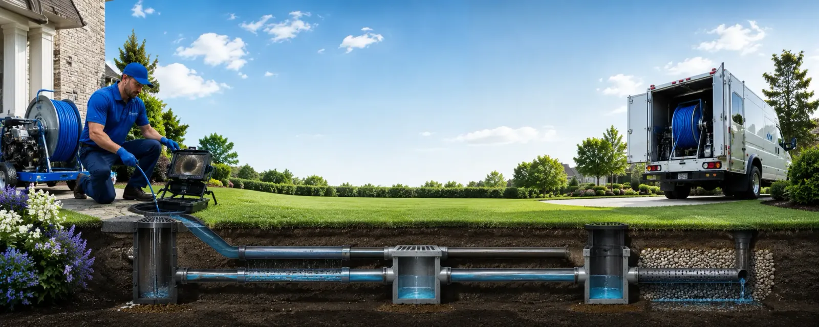 Outdoor drain cleaning information for Eau Claire, MI