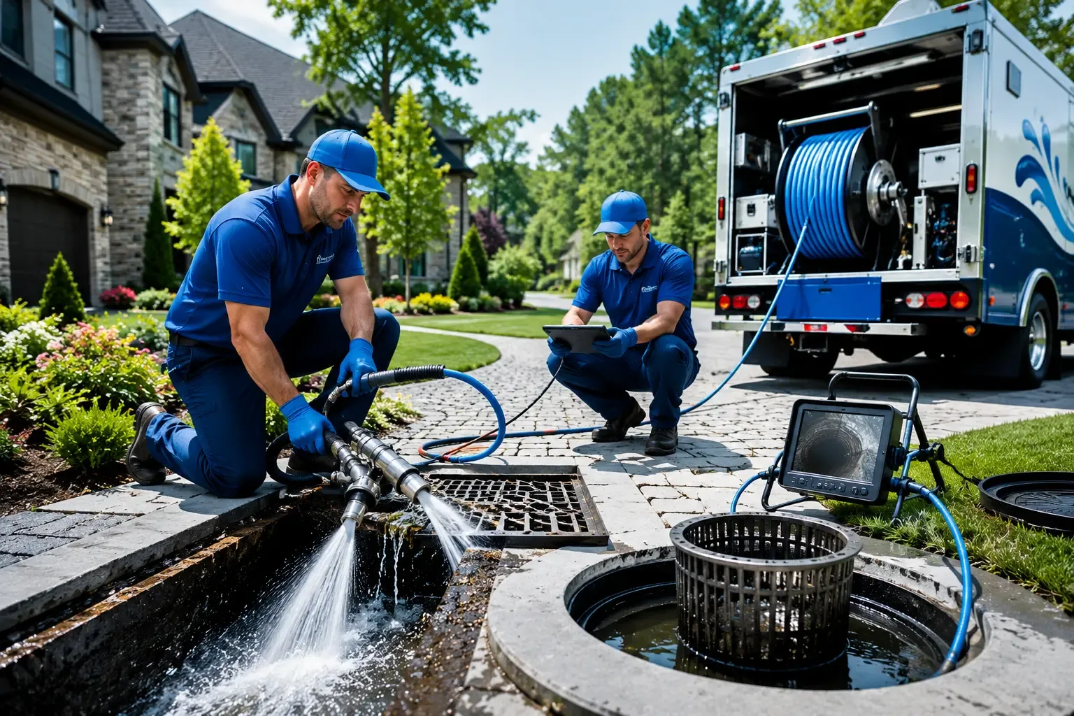 Local outdoor drain cleaning professionals in Eau Claire, MI